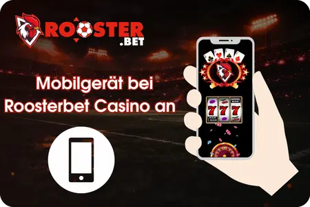 Roosterbet mobiler Login auf Smartphone und Tablet